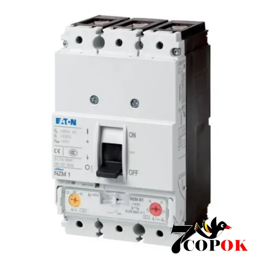 Автоматический выключатель Eaton NZMB1-M80 25kA 3п 80A, купить в Украине