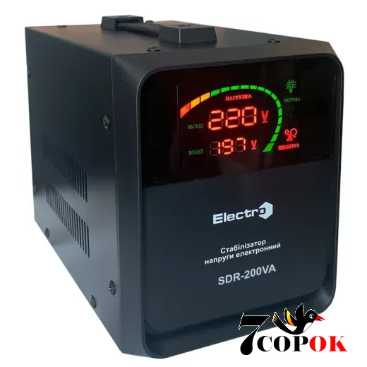 Стабилизатор напряжения ElectrO SDR-2000, 220 вольт 1.6 кВт, купить