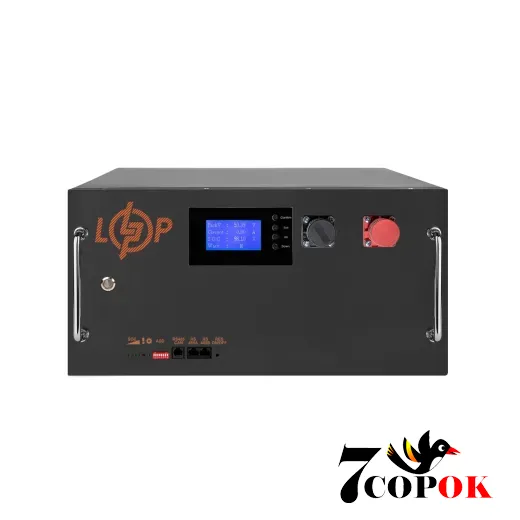 Акумулятор LogicPower LP LiFePO4 51,2V - 280 Ah (14336Wh) (BMS SP 200A/100А) RM RS485/CAN LCD BL, літій-залізо-фосфатний