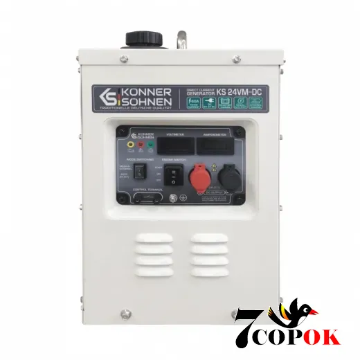 Постоянного напряжения генератор бензиновый Konner Sohnen KS 24VM-DC, 1.6 кВт