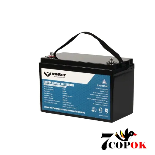 Акумулятор Volter Lifepo4 12.8V 100Ah, літій-залізо-фосфатний, купити