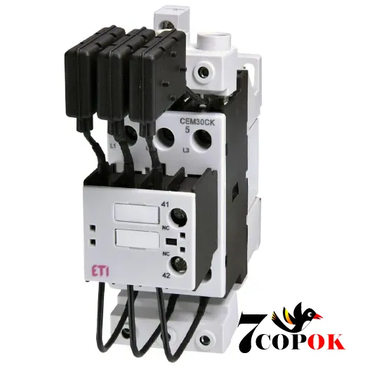 Контактор CEM 30CK.01N (30 кВАр, 400-440V) ETI, купити в Україні