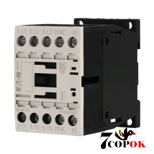 Контактор 7А Eaton DILM 07-01 (24VDC), купить в Украине