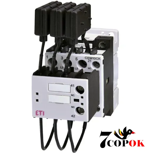 Контактор CEM 10CK.02N (10 кВАр, 400-440V) ETI, купити в Україні