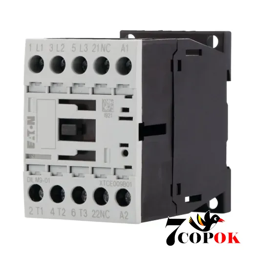 Контактор 9А Eaton DILM 09-01 24V DC, купить в Украине