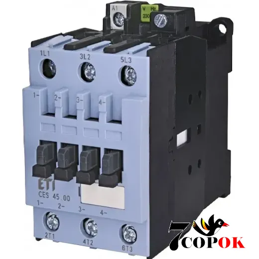 Контактор CES 45.00 (22 kW) 230V AC ETI, купити в Україні