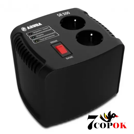 Стабилизатор напряжения ARUNA SR 500 11497, 220 вольт 0.30 кВт, купить
