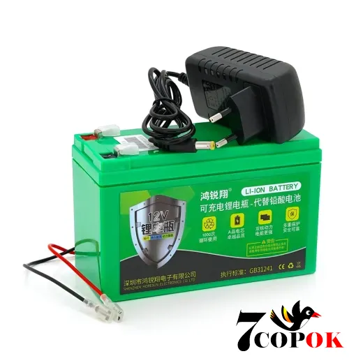 Аккумулятор Акумуляторна батарея літієва 12 V 14A з елементами Li-ion 18650 (150X65X94) вага 0,966 кг + зарядний пристрій 12,6V