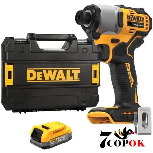 Шуруповёрт аккумуляторный DeWALT DCF840E1T, купить в Украине