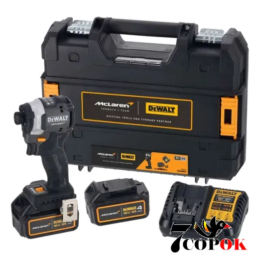 Шуруповёрт аккумуляторный McLaren F1 TEAM LIMITED EDITION DeWALT DCF85MM2T