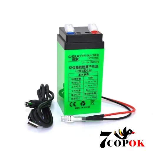 Літій іонний акумулятор QiSuo 4V 10A з елементами Li-ion 18650, купити