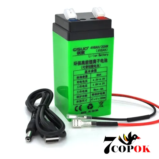 Літій іонний акумулятор QiSuo 4V 8A з елементами Li-ion 18650, купити
