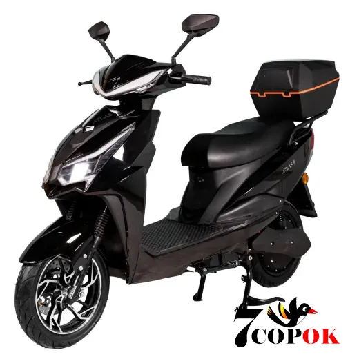 Электроскутер Atlas Spider 2 Box 2000W Plus Black, 2 кВт, купить