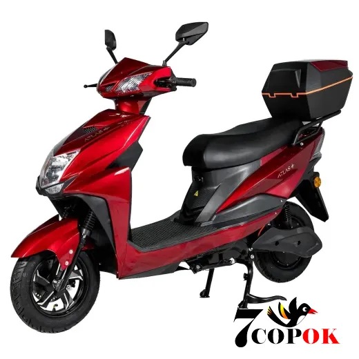 Электроскутер Електроскутер Atlas Falcon 1800W Box Red, 1.8 кВт, купить