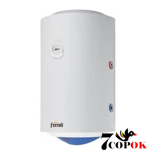 Бойлер на 80 литров FERROLI CALYPSO 80 VE MT 6 COILS EXCHANGER, купить водонагреватель