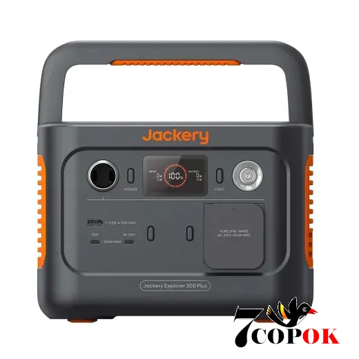 Портативная зарядная станция для дома Jackery Explorer 300 Plus (0.3 кВт)