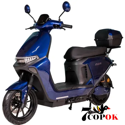 Электроскутер Електроскутер ATLAS Shark 2 Box 2000W Cyan Blue, 2 кВт