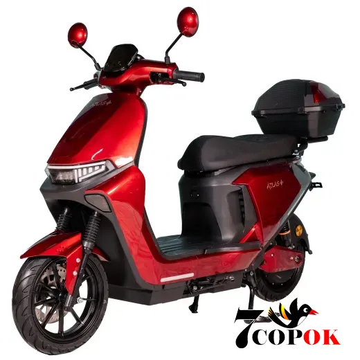 Электроскутер Електроскутер ATLAS Shark 2 Box 2000W Red, 2 кВт, купить