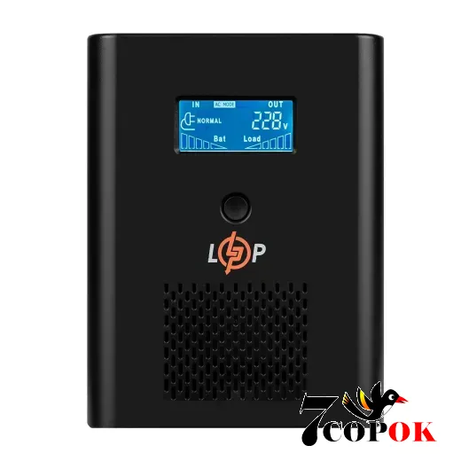 Бесперебойник ДБЖ LogicPower LPE-B-PSW-800VA+ (500Вт) 10A з правильною синусоїдою 12V, купить ИБП