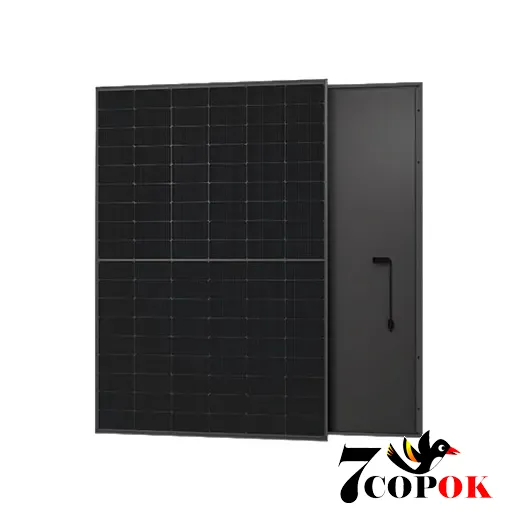 Солнечная панель 440 Вт Сонячна панель LP Longi Solar Half-Cell 440W (Full black, 30 профіль, Topcon N Bi-facial, монокристал)