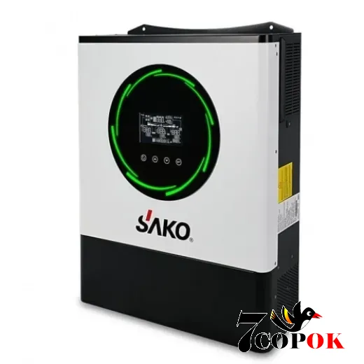 Гібридний сонячний інвертор 8 кВт - SAKO Sunpolo 8.2KVA 3in1, купити