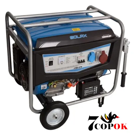 Генератор бензиновый Solax YM8000LQE3 400В, 6.5 кВт, купить в Украине