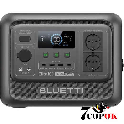 Портативная зарядная станция для дома Bluetti Elite 100 V2 (1.8 кВт)