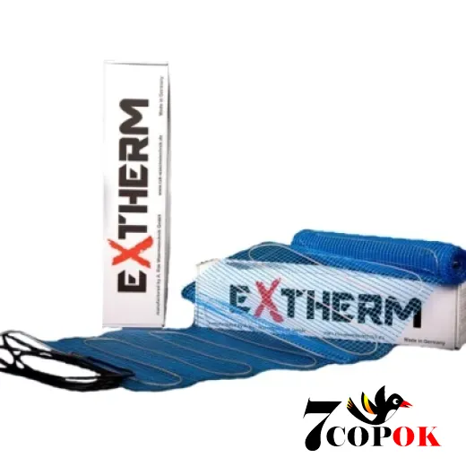 Двожильний нагрівальний мат Extherm ET ECO 400-180 для теплої підлоги
