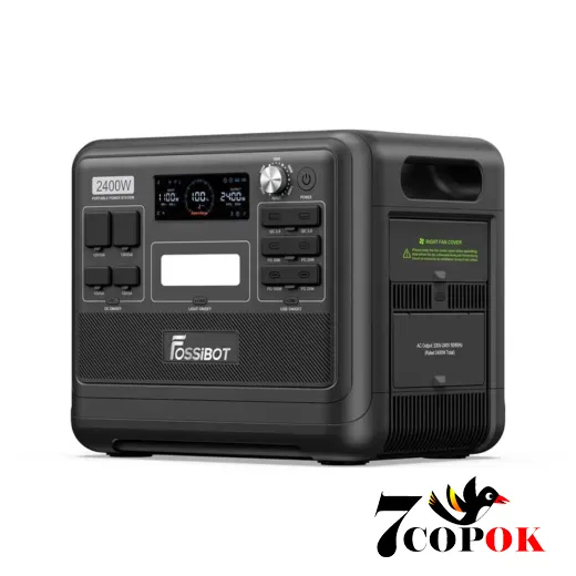Портативная зарядная станция для дома Fossibot F2400 Black (2.4 кВт)
