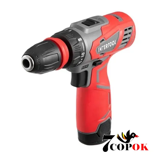 Шуруповёрт аккумуляторный Intertool DT-0314, купить в Украине