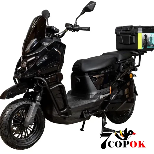 Электроскутер Atlas Tour Box Plus 2500W Black, 2.5 кВт, купить