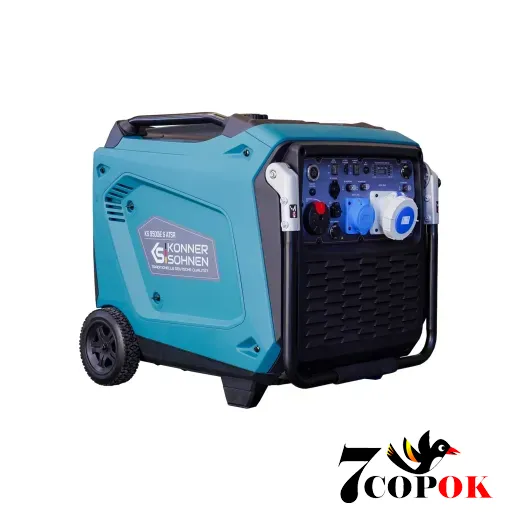 Инверторный генератор бензиновый Konner&Sohnen KS 9500iE S ATSR, 9.0 кВт