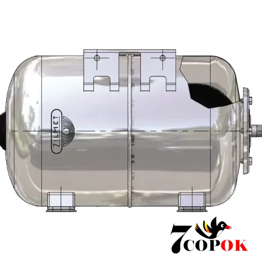 Гидроаккумулятор 100 л - Zilmet ULTRA INOX-PRO 100H, купить в Украине