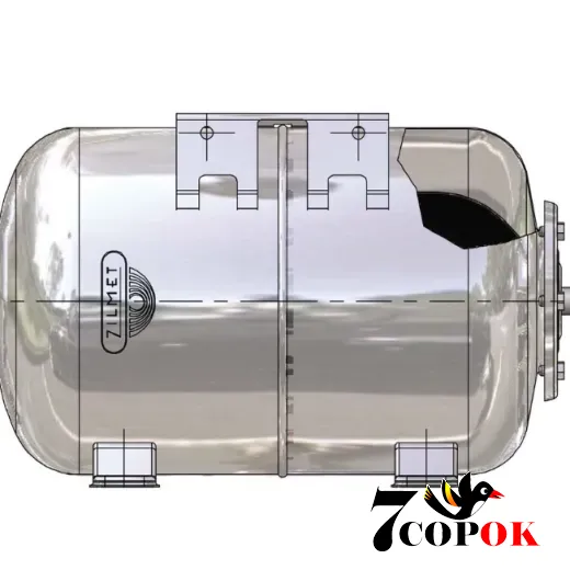 Гидроаккумулятор 60 л - Zilmet ULTRA INOX-PRO 60H, купить в Украине