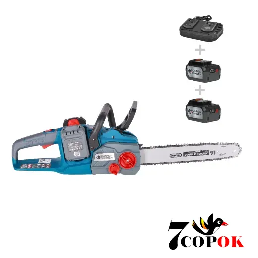 Аккумуляторная цепная пила Konner&Sohnen KS CS40V-14 set , купить