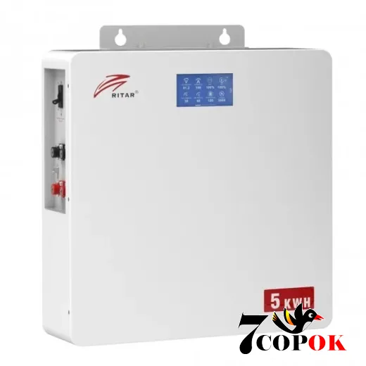 Аккумулятор для инверторов Ritar GE-W5KWH-51.2V, купить в Украине