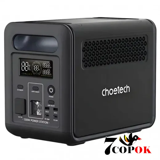 Портативная зарядная станция для дома Choetech BS068-EU-BKGY (1.2 кВт)