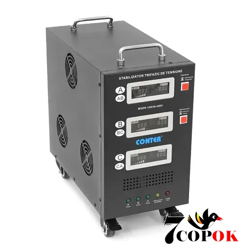 Стабілізатор напруги Conter MSER-15KVA/12KW-400V-V2, 3 фази 12 кВт