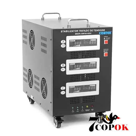 Стабілізатор напруги Conter MSER-30KVA/24KW-400V-V2, 3 фази 24 кВт