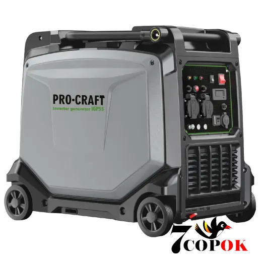Инверторный генератор бензиновый Procraft IGP55, 5.0 кВт, купить