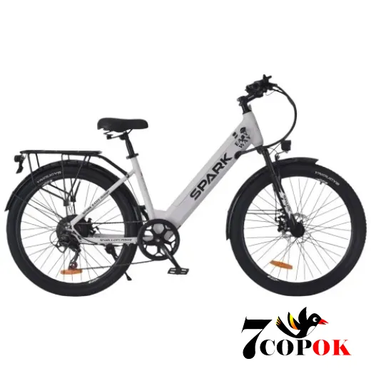 Електровелосипед SPARK E-CITY EASY WAY 17 (сірий), 500 Вт., 35 км/год, купити в Україні