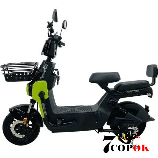 Электровелосипед SPARK TOUR PRO 14 (черный с зеленым), 1000 Вт., 50 км/ч, купить в Украине