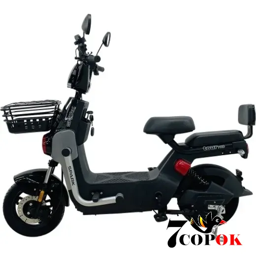 Электровелосипед SPARK TOUR PRO 14 (черный с серым), 1000 Вт., 50 км/ч, купить в Украине