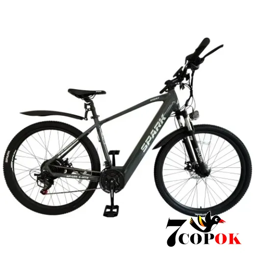 Електровелосипед SPARK E-MTB GHOST 17 (графітовий), 500 Вт., 35 км/год, купити в Україні