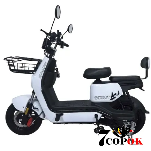 Электровелосипед SPARK SCOUT 14 (белый), 1000 Вт., 50 км/ч, купить в Украине