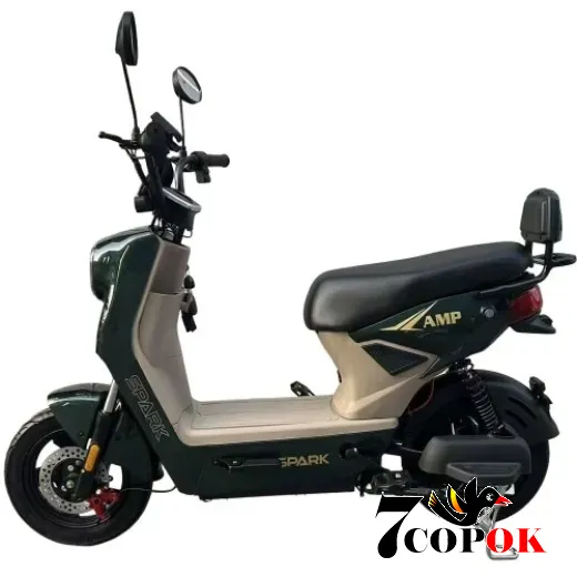 Электровелосипед SPARK AMP 14 (темно-зеленый), 800 Вт., 45 км/ч, купить в Украине
