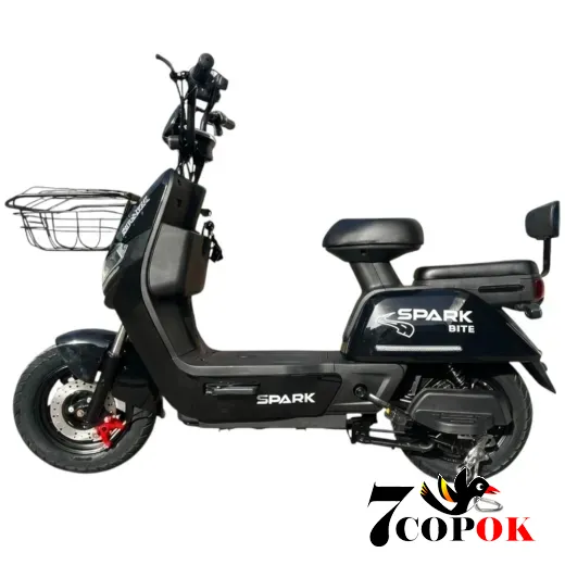 Электровелосипед SPARK BITE 60V/1000W/20Ah 14 (Чёрный), 1000 Вт., 45 км/ч, купить в Украине