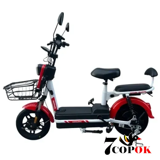 Электровелосипед SPARK BLOOM 14 (Тёмно-красный), 400 Вт., 25 км/ч, купить в Украине