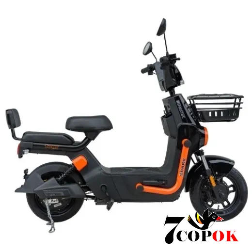 Електровелосипед SPARK TOUR 14 (Чорний з помаранчевим), 500 Вт., 45 км/год, купити в Україні