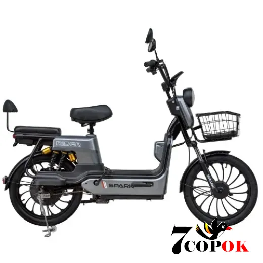 Електровелосипед SPARK RIDER 14 (Сірий), 500 Вт., 40 км/год, купити в Україні